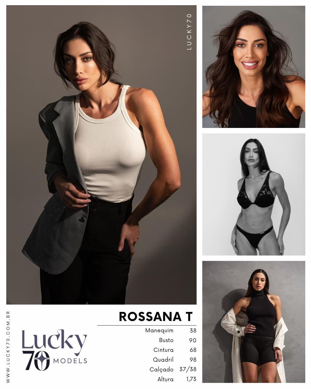 ROSSANA T, modelo da Lucky70 Models